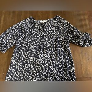 LOFT butterfly blouse